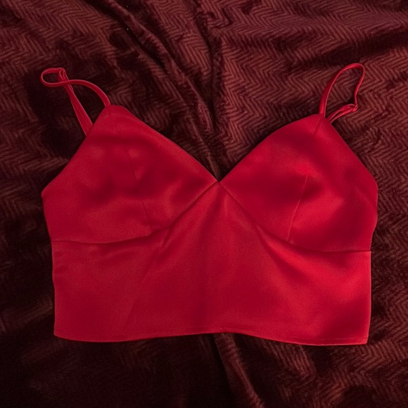 Red Party Top - Picture 1 of 3